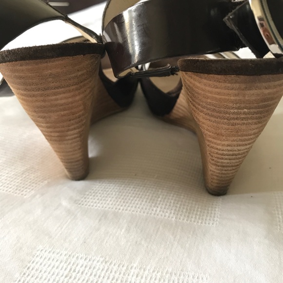 LOVELY PEOPLE X Band Wedge Platform Brown - Picture 5 of 8